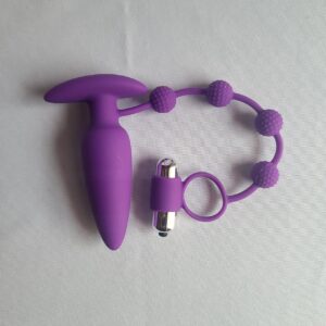 plug con rosario y bala